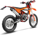 Terminale Di Scarico Senza Omologazione Suono Lv-X Evo Acciaio Fondello Carbonio - Leovince Compatibile Con Beta Rr 480 Racing 4T (2020-2025)