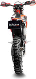 Terminale Di Scarico Senza Omologazione Suono Lv-X Evo Acciaio Fondello Carbonio - Leovince Compatibile Con Beta Rr 480 Racing 4T (2020-2025)