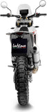 Terminale Di Scarico Senza Omologazione Suono Lv One Evo Acciaio Fondello Carbonio - Leovince Compatibile Con Kove Moto 450 Rally (2023-2024)