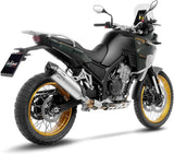 Terminale Di Scarico Con Omologazione Suono Lv One Evo Acciaio Fondello Carbonio - Leovince Compatibile Con Kove Moto 800 X Pro - Adv (2024-2026)