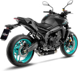 Impianto Di Scarico Completo Non Catalizzato E Senza Omologazione Suono Lv Race Acciaio - Leovince Compatibile Con Yamaha Mt-09 (2024-2026)