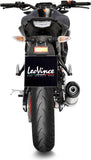 Impianto Di Scarico Completo Non Catalizzato E Senza Omologazione Suono Lv One Evo Acciaio Fondello Carbonio - Leovince Compatibile Con Yamaha Mt-125 (2025-2026)