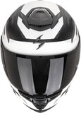 Casco Integrale Per Moto Scorpion Exo Exo-Gt Sp Air Ultra Tct Nero Opaco Argento Tornado Taglia L