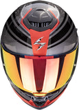 Casco Integrale Per Moto Scorpion Exo Exo-Gt Sp Air Ultra Tct Bianco Blu Arten Taglia L