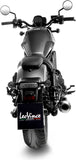 Terminale Di Scarico Senza Omologazione Suono Classic Racer Acciaio Nero Fondello Acciaio - Leovince Compatibile Con Honda Cmx 1100 Rebel (2021-2024)