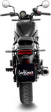 Terminale Di Scarico Con Omologazione Suono Classic Racer Acciaio Nero Fondello Acciaio - Leovince Compatibile Con Kawasaki Eliminator 500 - Se (2024-2026)
