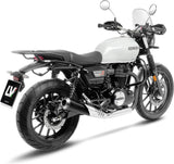 Terminale Di Scarico Con Omologazione Suono Classic Racer Acciaio Nero Fondello Acciaio - Leovince Compatibile Con Honda Gb 350 S (2025-2026)