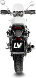 Terminale Di Scarico Con Omologazione Suono Classic Racer Acciaio Nero Fondello Acciaio - Leovince Compatibile Con Honda Gb 350 S (2025-2026)