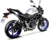 Terminale Di Scarico Senza Omologazione Suono Gp Duals Acciaio Fondello Acciaio - Leovince Compatibile Con Suzuki Sv 650 X (2018-2023)