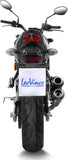 Terminale Di Scarico Con Omologazione Suono Gp Duals Acciaio Fondello Acciaio - Leovince Compatibile Con Suzuki Sv 650 (2016-2024)