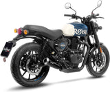 Terminale Di Scarico Senza Omologazione Suono Gp One Acciaio Fondello Acciaio - Leovince Compatibile Con Royal Enfield Hunter 350 (2022-2024)