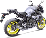 Terminale Di Scarico Senza Omologazione Suono Lv-10 Acciaio Fondello Acciaio - Leovince Compatibile Con Yamaha Fz-10 - Sp (2016-2020)