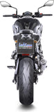 Terminale Di Scarico Con Omologazione Suono Lv-10 Acciaio Fondello Acciaio - Leovince Compatibile Con Kawasaki Z 900 A2 (2018-2024)