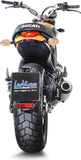Terminale Di Scarico Senza Omologazione Suono Lv-10 Acciaio Fondello Acciaio - Leovince Compatibile Con Ducati Scrambler 800 Classic - Icon (2017-2020)