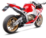 Terminale Di Scarico Senza Omologazione Suono Lv-10 Acciaio Nero Fondello Acciaio - Leovince Compatibile Con Honda Cbr 1000 Rr Fireblade (2017-2019)