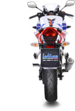Terminale Di Scarico Senza Omologazione Suono Lv-10 Acciaio Fondello Acciaio - Leovince Compatibile Con Honda Cbr 300 R (2014-2017)