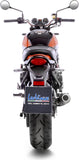 Terminale Di Scarico Con Omologazione Suono Lv-10 Acciaio Nero Fondello Acciaio - Leovince Compatibile Con Kawasaki Z 900 Rs (2018-2024)