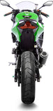 Exhaust Tip Without Sound Certification Lv-10 Steel Black Stainless Steel End Cap - Leovince Compatible With Kawasaki Ninja 400 (2022-2023)