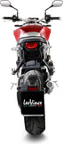 Terminale Di Scarico Con Omologazione Suono Lv-10 Acciaio Nero Fondello Acciaio - Leovince Compatibile Con Honda Cb 1000 R Neo Sports Café (2018-2024)