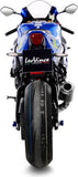 Terminale Di Scarico Senza Omologazione Suono Lv-10 Acciaio Nero Fondello Acciaio - Leovince Compatibile Con Suzuki Gsx-R 1000 - R (2017-2021)