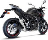 Terminale Di Scarico Con Omologazione Suono Lv-10 Acciaio Fondello Acciaio - Leovince Compatibile Con Kawasaki Z 900 (2020-2024)