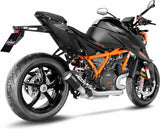 Exhaust Tip Without Sound Certification Lv-10 Steel Black Stainless Steel End Cap - Leovince Compatible With Ktm 1290 Super Duke R (2020)