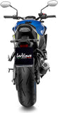 Terminale Di Scarico Con Omologazione Suono Lv-10 Acciaio Nero Fondello Acciaio - Leovince Compatibile Con Suzuki Gsx-S 1000 (2021-2026)