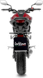 Impianto Di Scarico Completo Non Catalizzato E Senza Omologazione Suono Lv-10 Acciaio Nero Fondello Acciaio - Leovince Compatibile Con Honda Cb 125 R Neo Sports Café (2021-2023)
