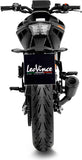 Terminale Di Scarico Senza Omologazione Suono Lv-10 Acciaio Full Nero Fondello Acciaio Nero - Leovince Compatibile Con Ktm 125 Duke (2021-2023)