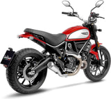 Terminale Di Scarico Senza Omologazione Suono Lv-10 Acciaio Fondello Acciaio - Leovince Compatibile Con Ducati Scrambler 800 Icon (2021-2022)