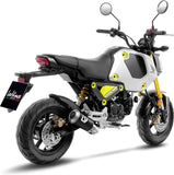 Impianto Di Scarico Completo Non Catalizzato E Senza Omologazione Suono Lv-10 Carbonio Fondello Acciaio - Leovince Compatibile Con Honda Msx 125 (2022-2024)