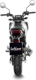 Impianto Di Scarico Completo Non Catalizzato E Senza Omologazione Suono Lv-10 Acciaio Fondello Acciaio - Leovince Compatibile Con Honda Grom 125 (2022-2024)