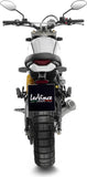 Terminale Di Scarico Senza Omologazione Suono Lv-10 Acciaio Fondello Acciaio - Leovince Compatibile Con Ducati Scrambler 800 Desert Sled (2021-2022)