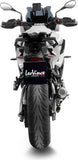 Terminale Di Scarico Con Omologazione Suono Lv-10 Acciaio Nero Fondello Acciaio - Leovince Compatibile Con Bmw S 1000 Xr (2020-2023)