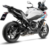 Terminale Di Scarico Con Omologazione Suono Lv-10 Acciaio Full Nero Fondello Acciaio Nero - Leovince Compatibile Con Bmw S 1000 Xr (2020-2023)