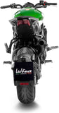Terminale Di Scarico Con Omologazione Suono Lv-10 Acciaio Full Nero Fondello Acciaio Nero - Leovince Compatibile Con Benelli 752 S (2019-2024)