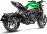 Terminale Di Scarico Con Omologazione Suono Lv-10 Acciaio Fondello Acciaio - Leovince Compatibile Con Benelli 752 S (2019-2024)