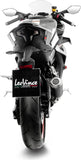 Terminale Di Scarico Senza Omologazione Suono Lv-10 Acciaio Nero Fondello Acciaio - Leovince Compatibile Con Cfmoto 450 Ss - Sr (2023-2024)