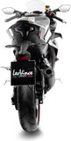 Terminale Di Scarico Senza Omologazione Suono Lv-10 Acciaio Full Nero Fondello Acciaio Nero - Leovince Compatibile Con Cfmoto 450 Ss - Sr (2023-2024)