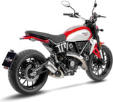 Terminale Di Scarico Con Omologazione Suono Lv-10 Acciaio Fondello Acciaio - Leovince Compatibile Con Ducati Scrambler 800 Icon (2025-2026)