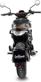 Terminale Di Scarico Senza Omologazione Suono Lv-10 Acciaio Nero Fondello Acciaio - Leovince Compatibile Con Moto Morini Seiemmezzo Scr - Str - A2 (2023-2024)