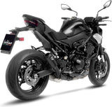 Terminale Di Scarico Con Omologazione Suono Lv-10 Acciaio Full Nero Fondello Acciaio Nero - Leovince Compatibile Con Kawasaki Z 900 A2 (2025-2026)