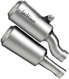 Doppio Terminale Di Scarico Con Omologazione Suono Lv-10 Acciaio Fondello Acciaio - Leovince Compatibile Con Triumph Speed Triple 1200 Rr - Rs - Rx (2025-2026)