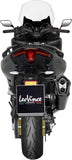 Impianto Di Scarico Completo Catalizzato E Con Omologazione Suono Lv-12 Acciaio Nero Fondello Carbonio - Leovince Compatibile Con Yamaha Xp 560 T-Max Tech Max (2020-2024)