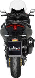 Impianto Di Scarico Completo Catalizzato E Con Omologazione Suono Lv-12 Acciaio Full Nero Fondello Carbonio - Leovince Compatibile Con Yamaha Xp 560 T-Max (2020-2024)