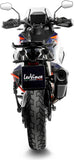 Terminale Di Scarico Senza Omologazione Suono Lv-12 R Acciaio Nero Fondello Carbonio - Leovince Compatibile Con Ktm 1290 Super Adventure R - S (2021-2024)