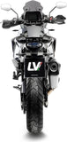 Terminale Di Scarico Con Omologazione Suono Lv-12 R Acciaio Fondello Carbonio - Leovince Compatibile Con Ktm 1290 Super Adventure (2015-2016)