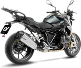 Terminale Di Scarico Senza Omologazione Suono Lv-12 R Acciaio Fondello Carbonio - Leovince Compatibile Con Bmw R 1250 - Rs (2019-2025)