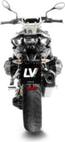 Terminale Di Scarico Senza Omologazione Suono Lv-12 R Acciaio Fondello Carbonio - Leovince Compatibile Con Bmw R 1250 - Rs (2019-2025)