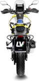 Terminale Di Scarico Con Omologazione Suono Lv-12 R Acciaio Fondello Carbonio - Leovince Compatibile Con Suzuki V-Strom 1050 De - Se (2025-2026)